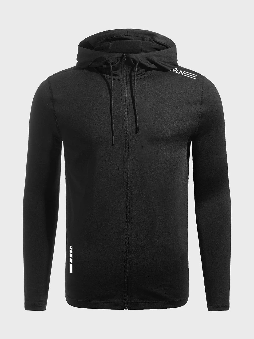 Fitness Männer Geo & Buchstaben Grafik Kordelzug Kapuze Sport Jacke Workout Tops