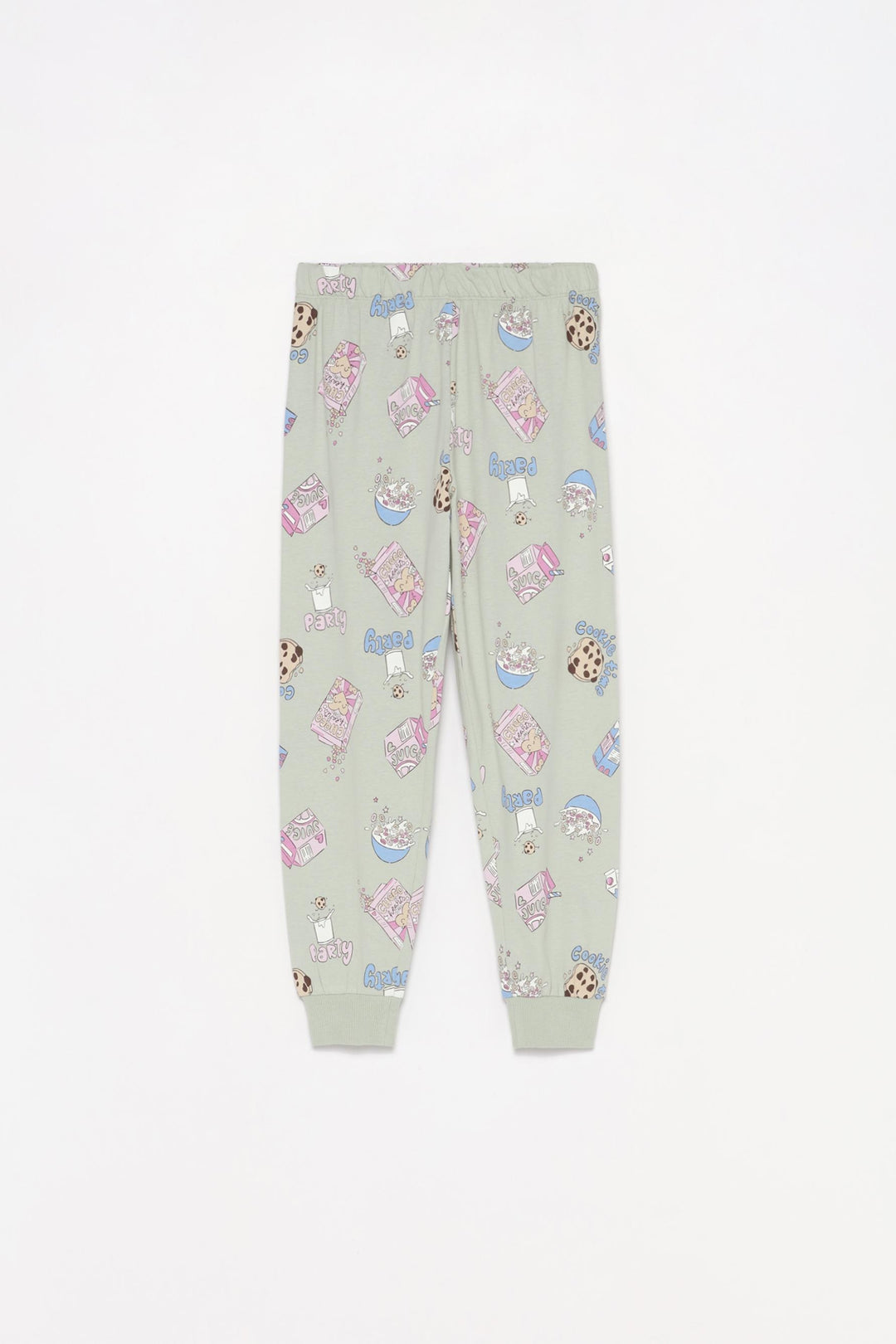 Langer Pyjama mit Print