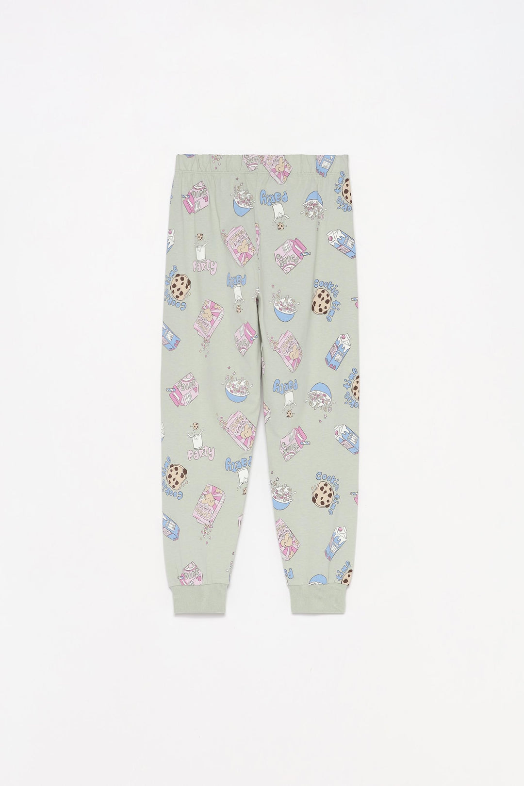 Langer Pyjama mit Print