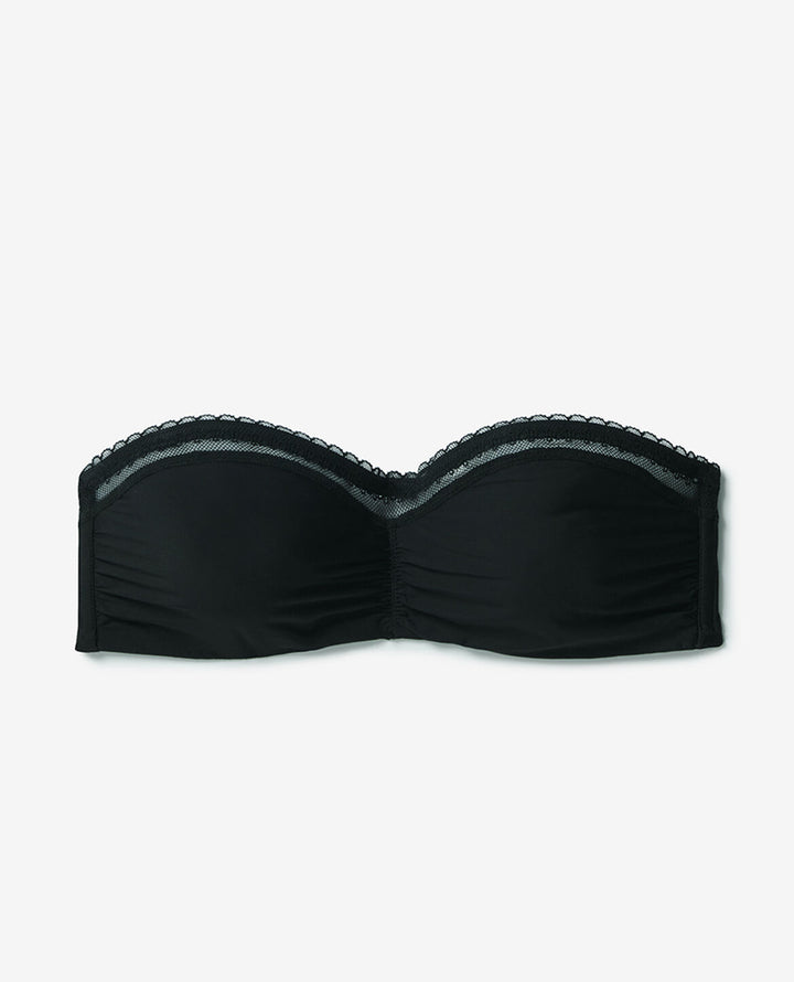 Schwarzer Bandeau-BH HARMONIE