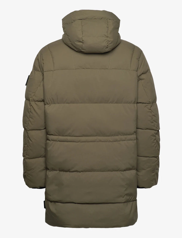 Daunenparka, lange Jacke