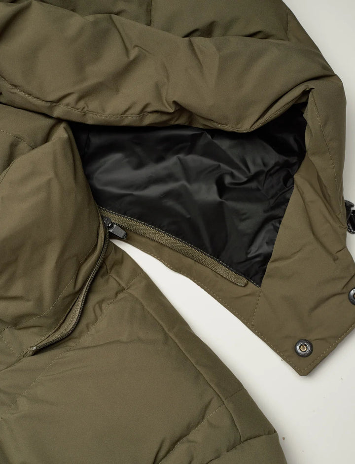 Daunenparka, lange Jacke