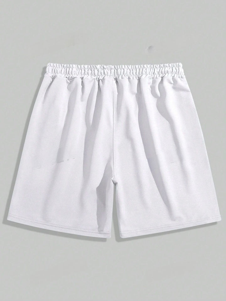 Street Life Herren-Schulshorts mit Blumenmuster und Kordelzug in der Taille