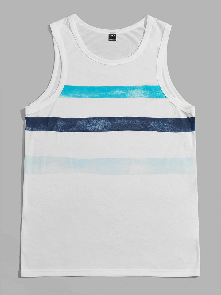 Gestreiftes Tanktop für Männer