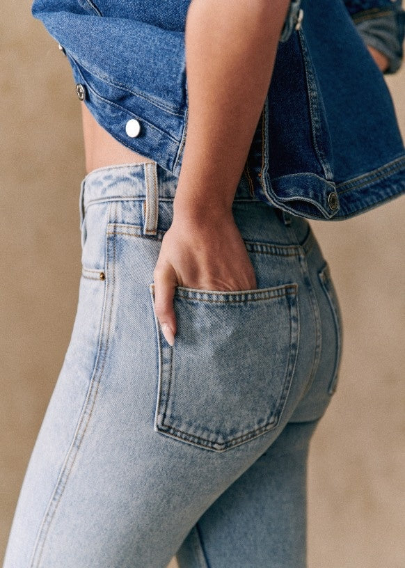 Raw Sexy Mid-rise pocket jeans