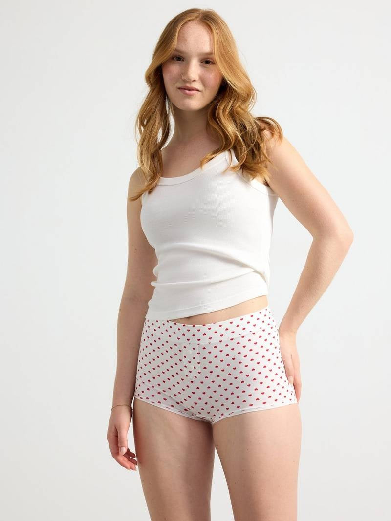 Boxershorts mit hoher Taille