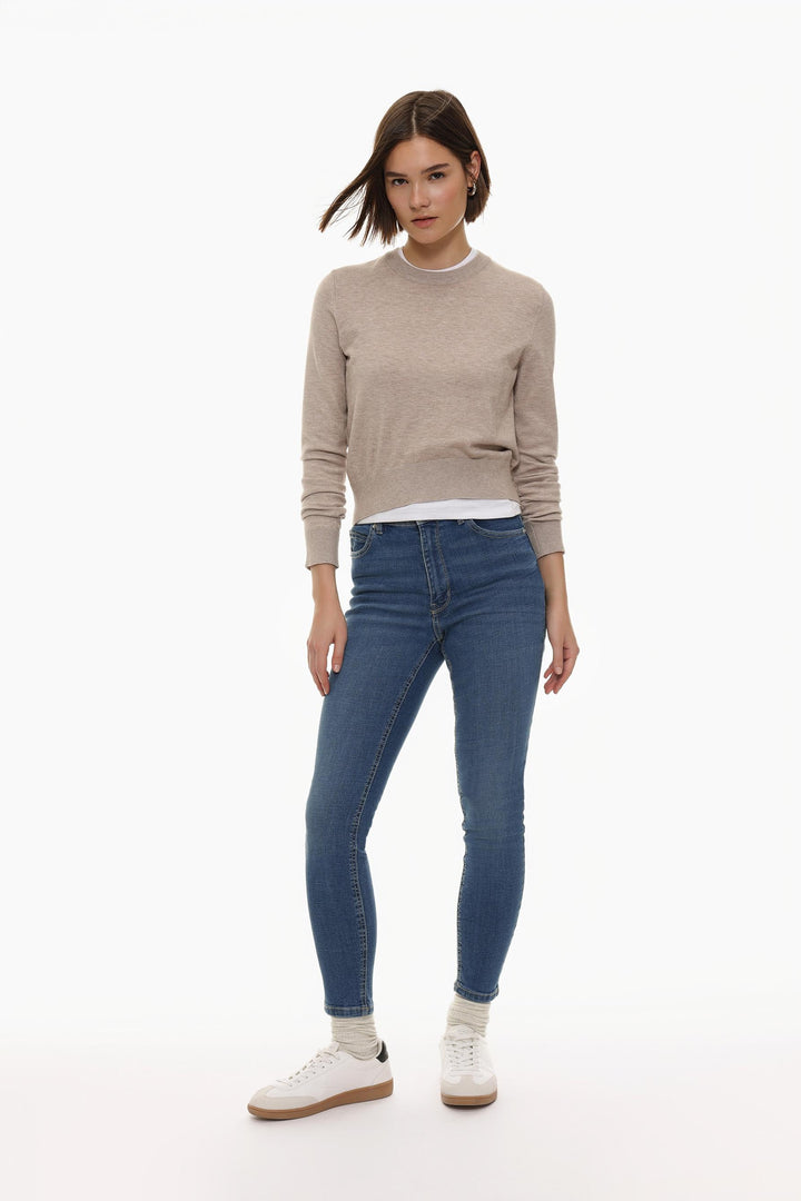 Jeans mit superhoher Taille