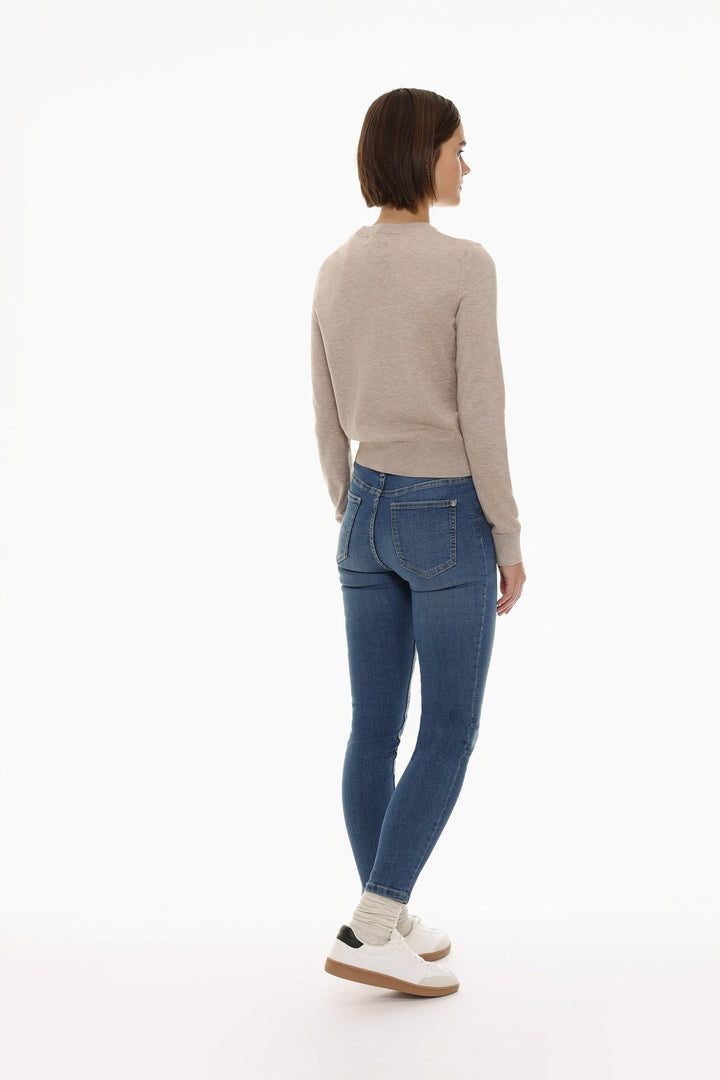 Jeans mit superhoher Taille