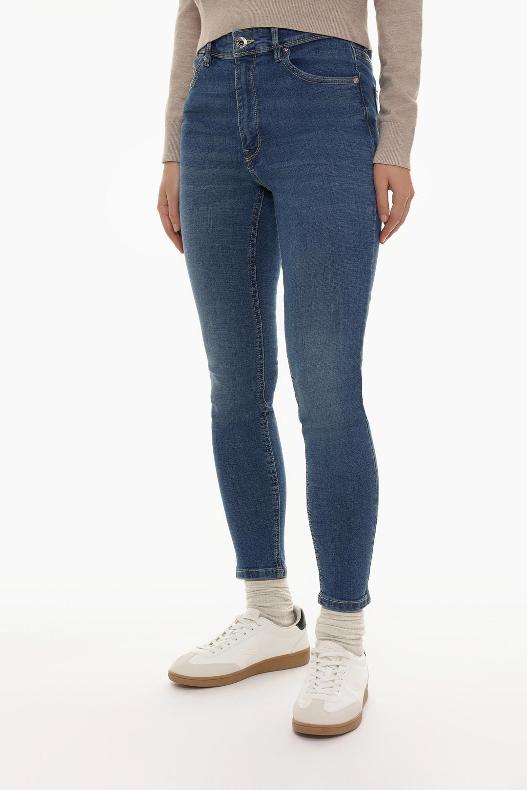 Jeans mit superhoher Taille