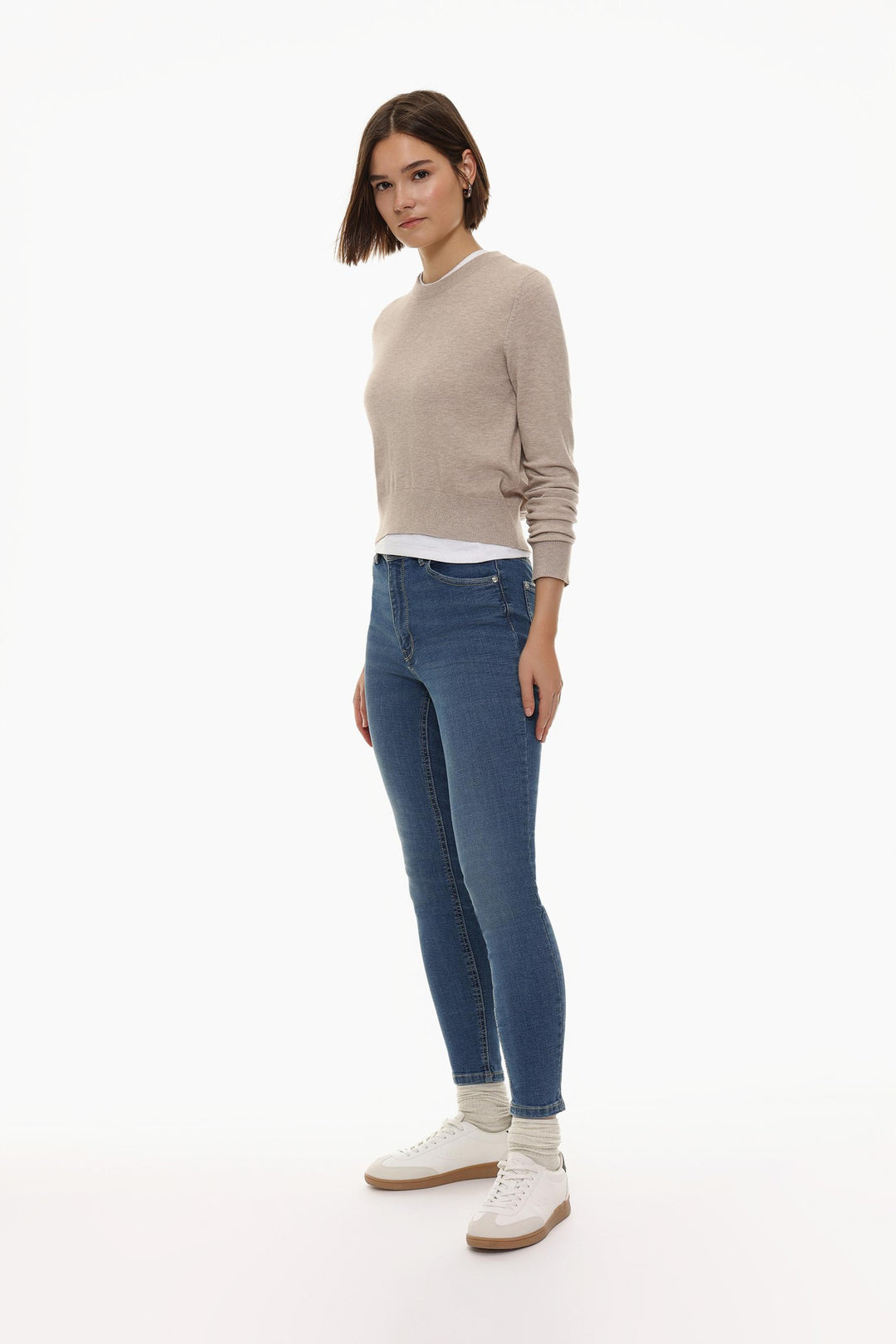 Jeans mit superhoher Taille