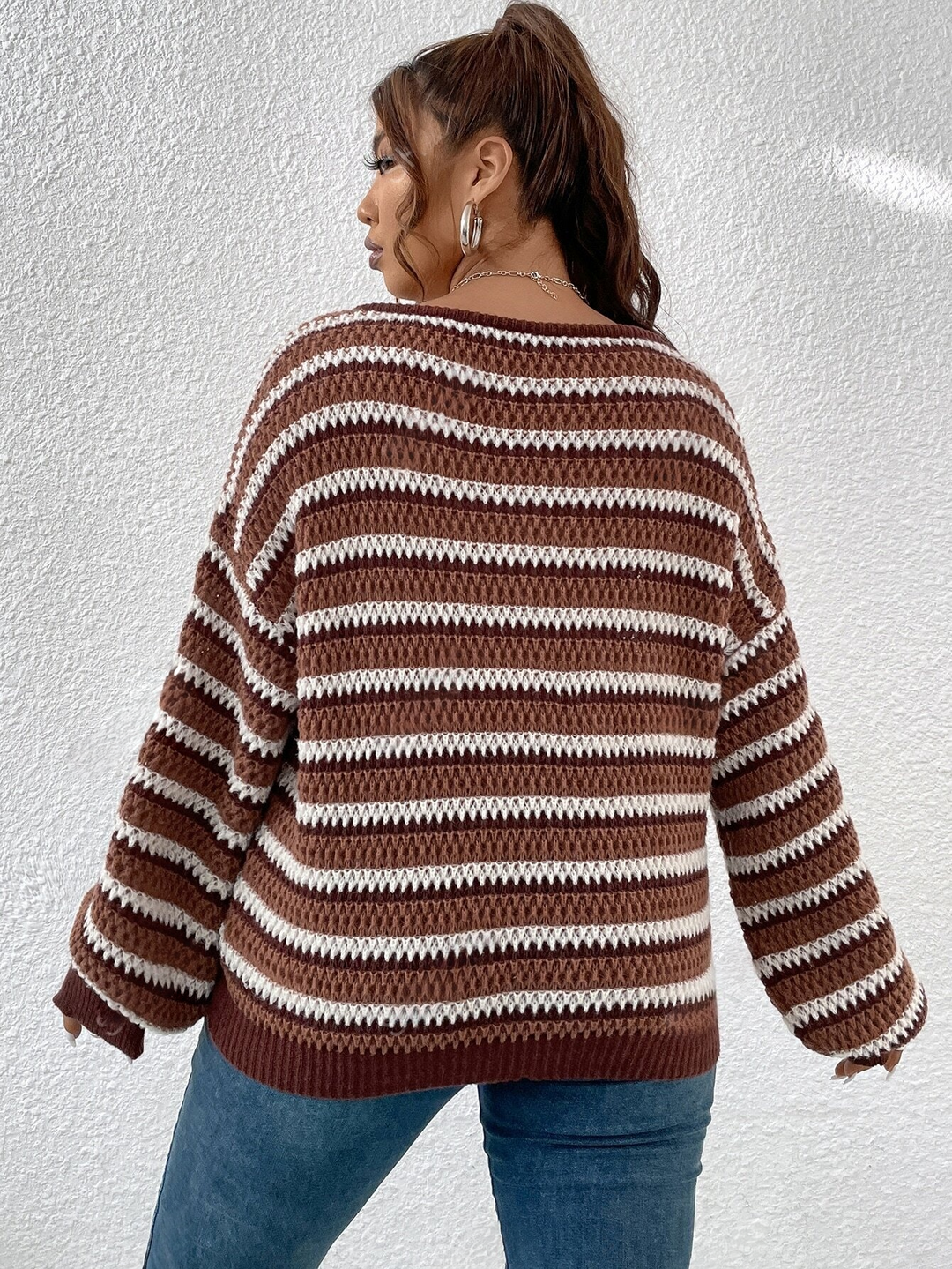 Pullover mit Streifenmuster