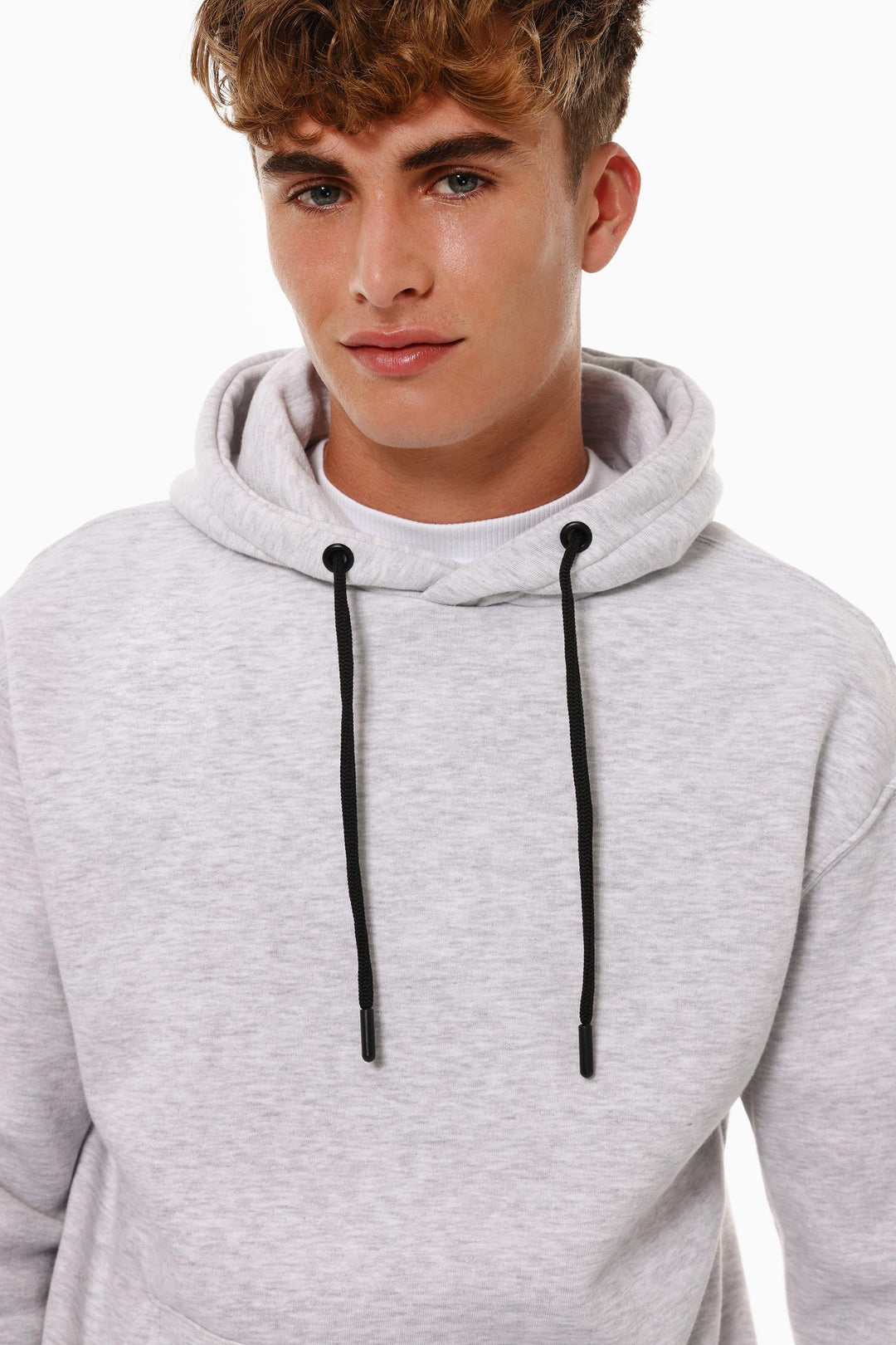 Basic-Sweatshirt mit Kapuze