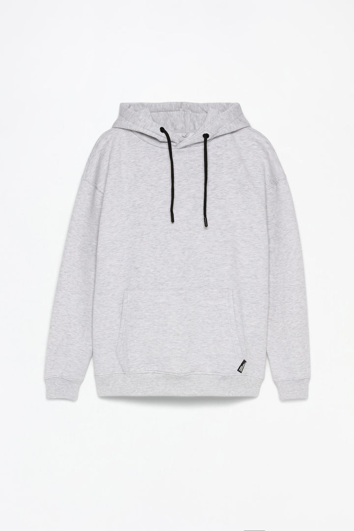 Basic-Sweatshirt mit Kapuze