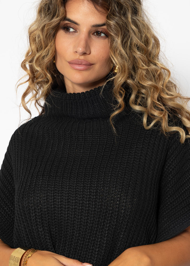 Pullunder mit Turtleneck - schwarz