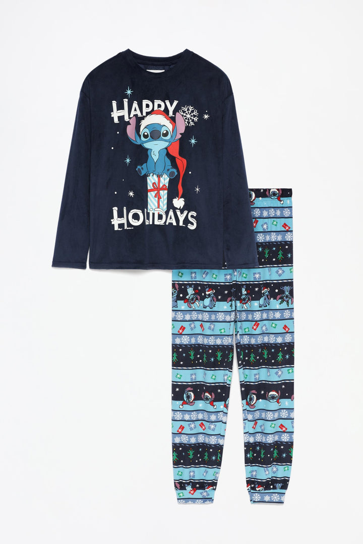 Pyjama aus Stitch-Samt