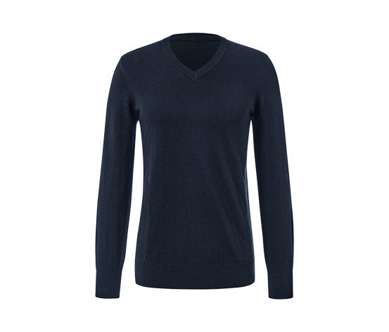 V-Ausschnitt Pullover, Marine