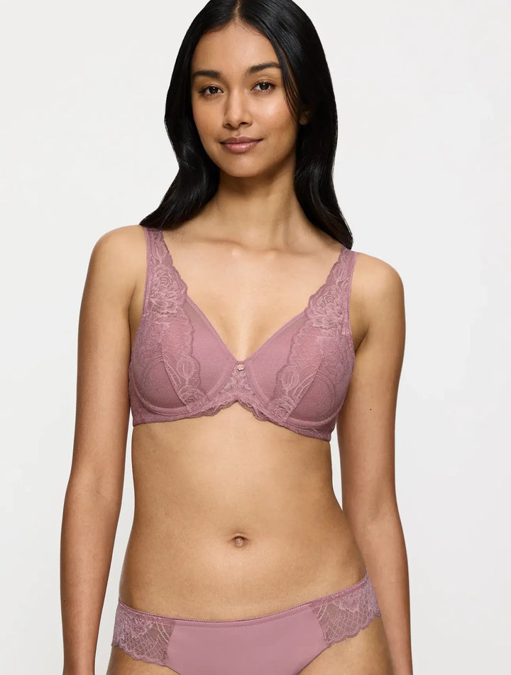 Padded underwire bra