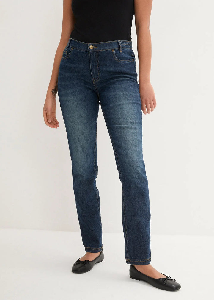 Skinny-Jeans mit bequemer Taille