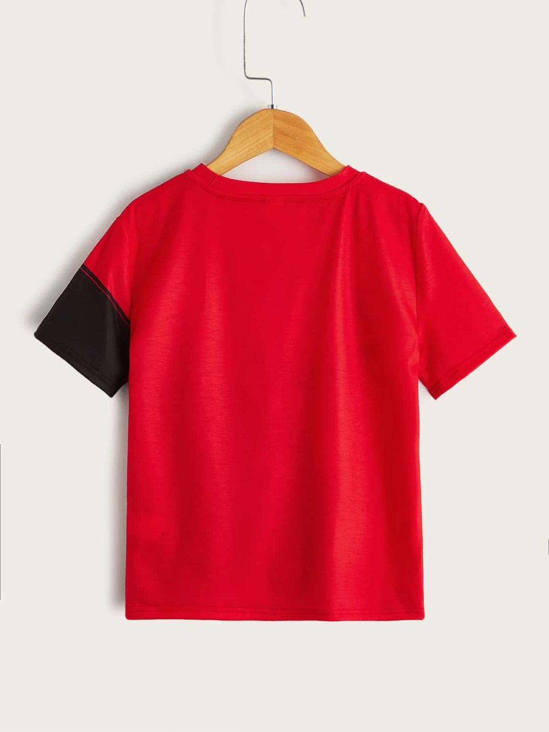 Zweifarbiges T-Shirt mit Expression-Print für Kinder